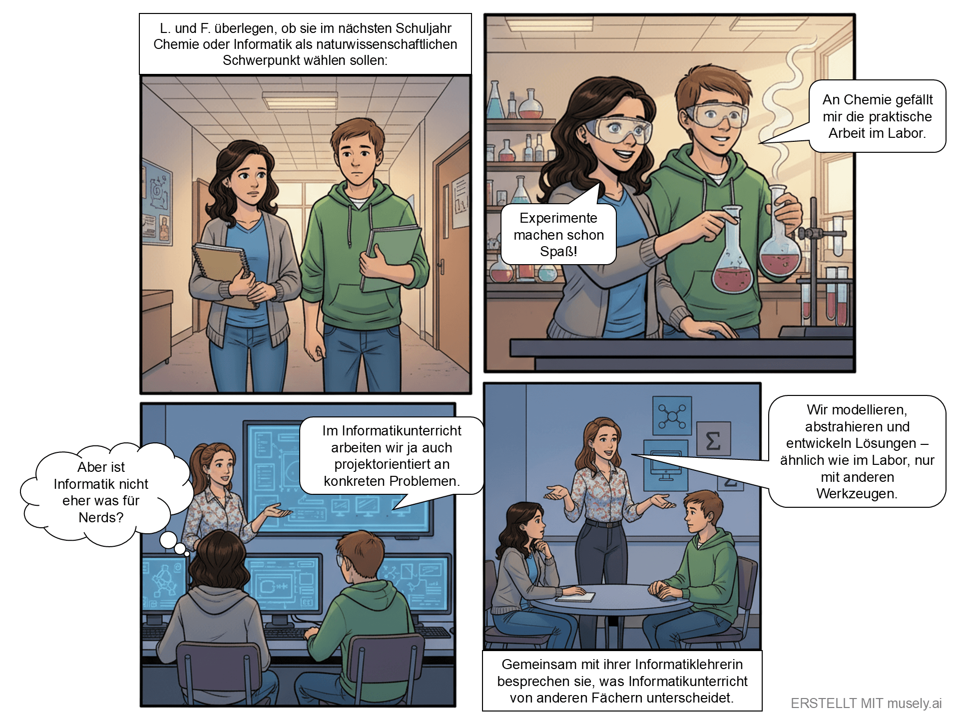 Charakteristik des Informatikunterrichts